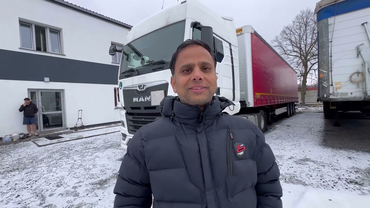 Nepali Truck Driver Received His Visa Within A Month Of Applying, ( from Qatar To Poland 🇵🇱 🚚)