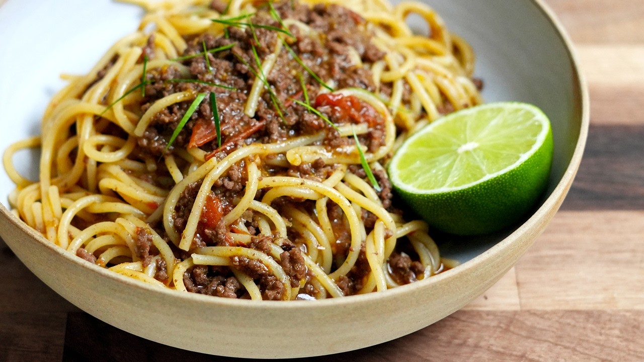 Coconut Bolognese with Lemongrass & Galangal