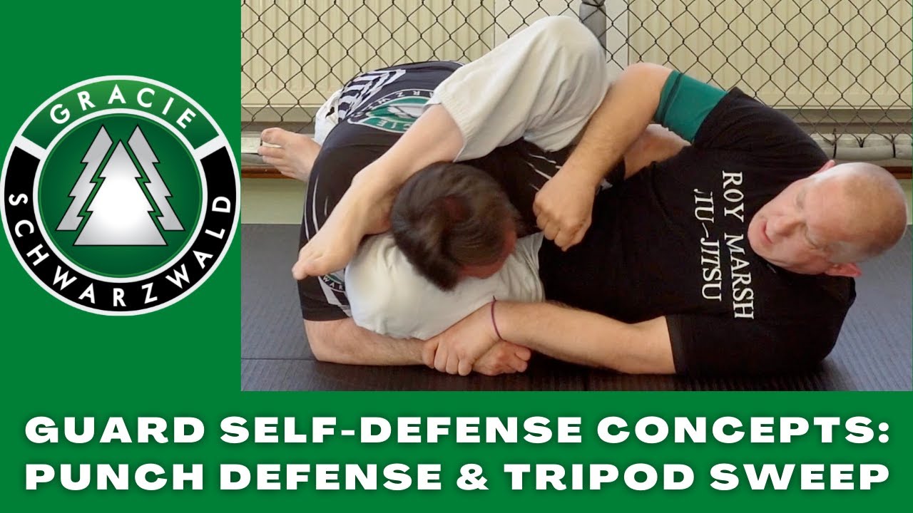 BJJ Guard | Self-Defense Concepts: Punch Defense & Tripod Sweep