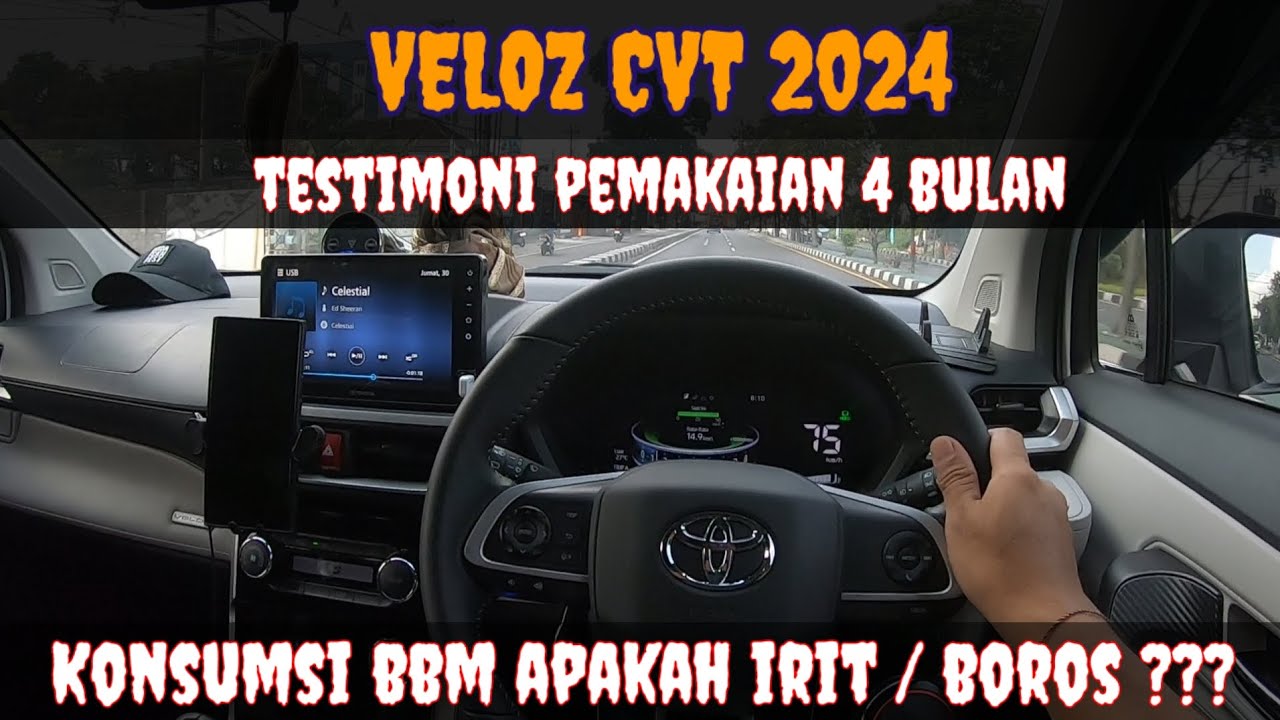 TOYOTA VELOZ CVT 2024 | PEMAKAIAN 4 BULAN KONSUMSI BBM IRIT / BOROS ???