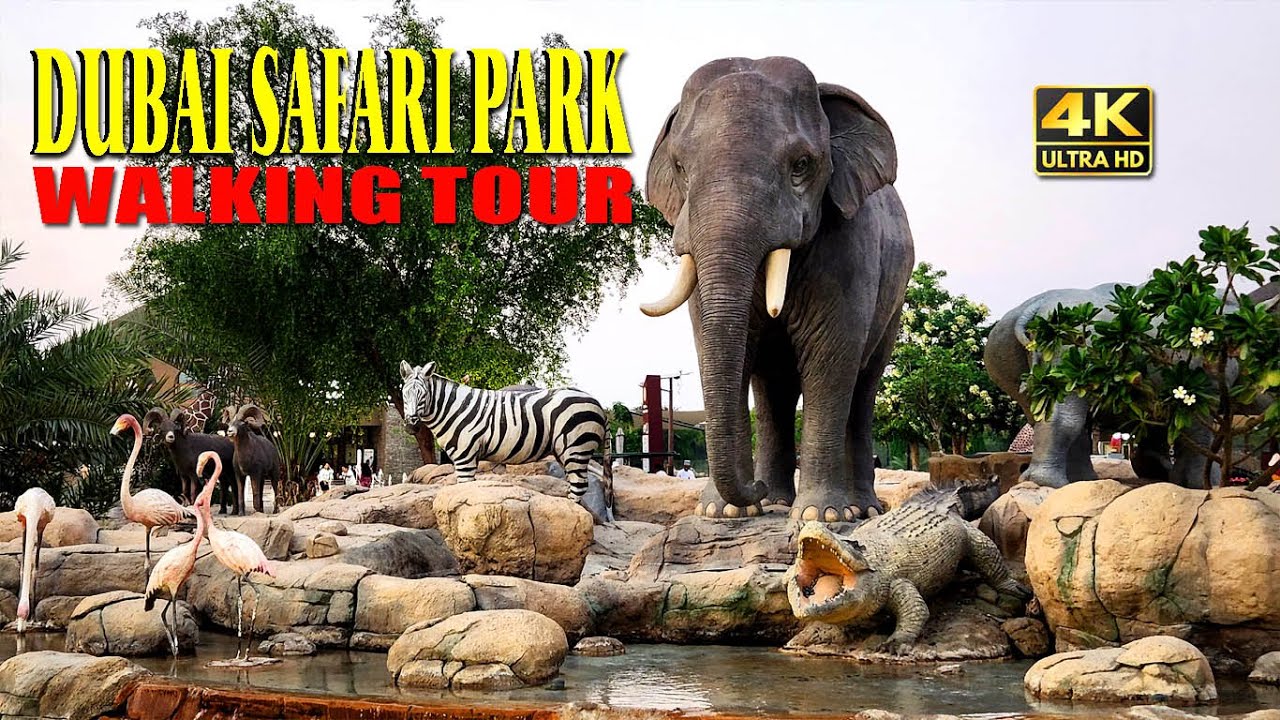 DUBAI SAFARI PARK ► WALKING TOUR IN 4K ►