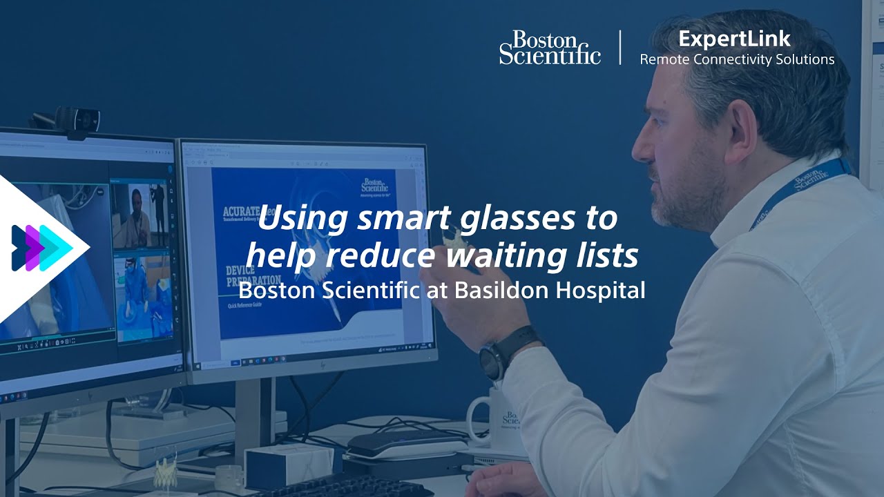 Using smart glasses to help reduce waiting lists | Boston Scientific at Basildon Hospital