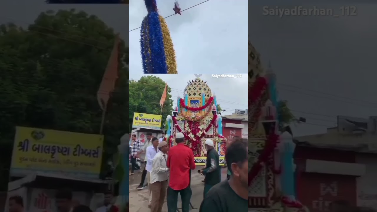 MALIK. BUILDING TAJIYA 🕌 KING OF NADIAD ⚔️  2K24 MUHARRAM . #muhharm #nadiad #viral