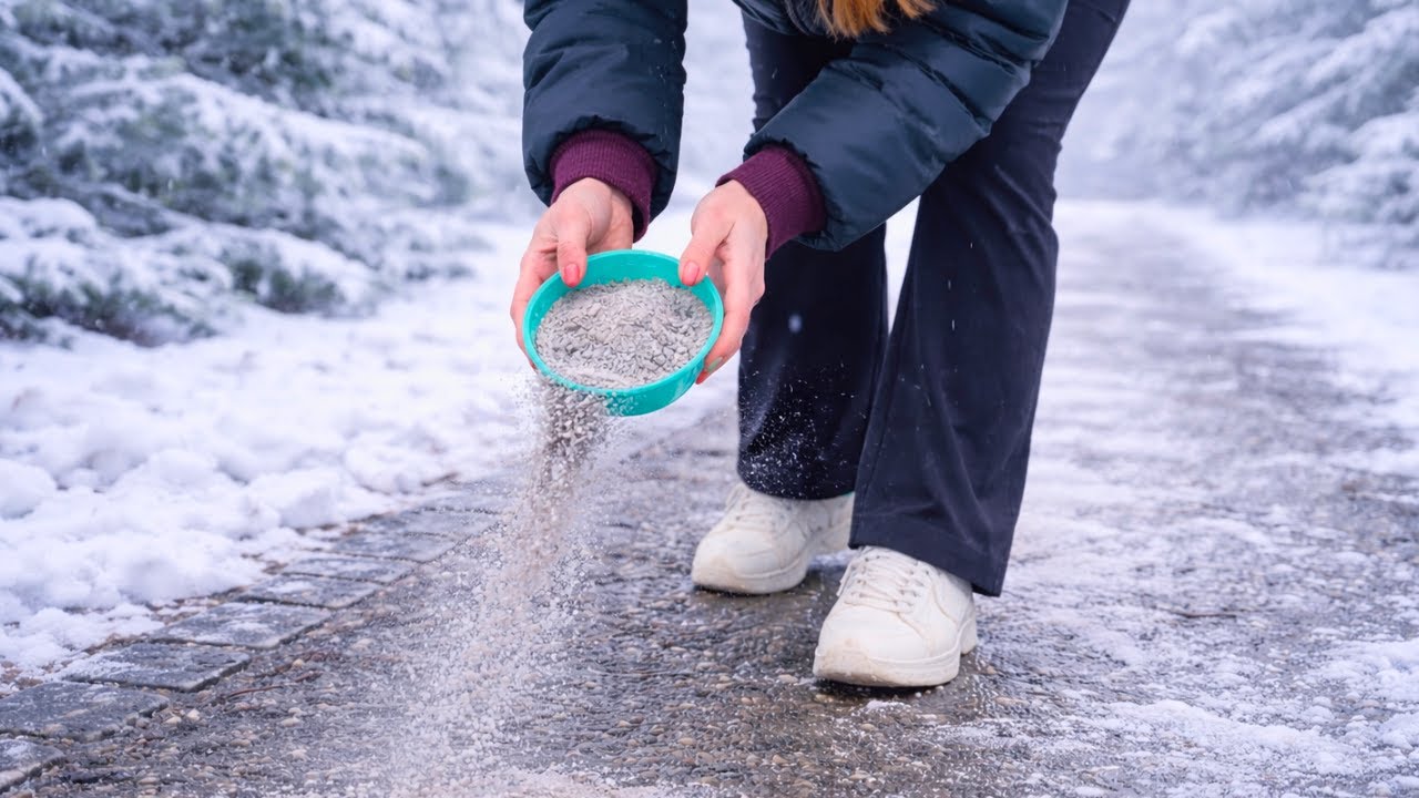 I Poured THIS on the Ice... Watch What Happens!
