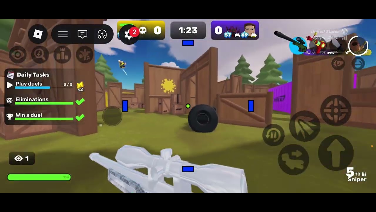 PLAYING RIVALS👍❤️😂 #roblox #rivals #robloxrivals 