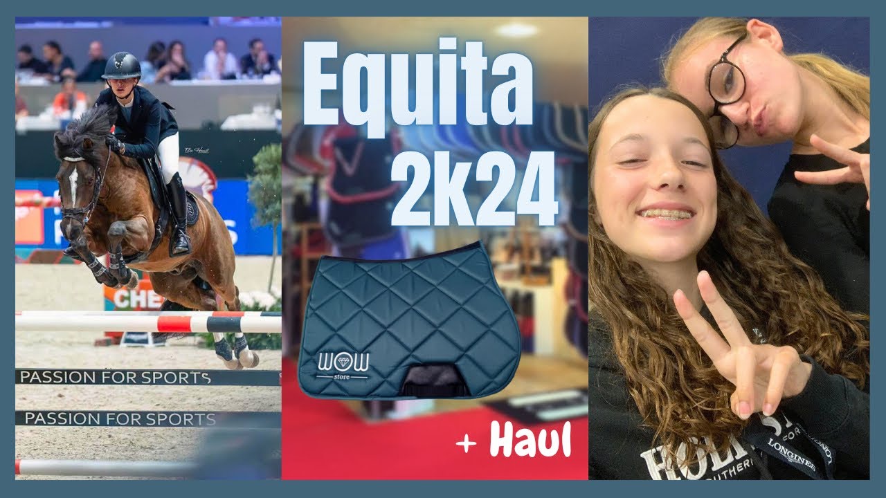 [ VLOG ] ÉQUITA 2K24 + haul 🛍️ à la fin !!😍