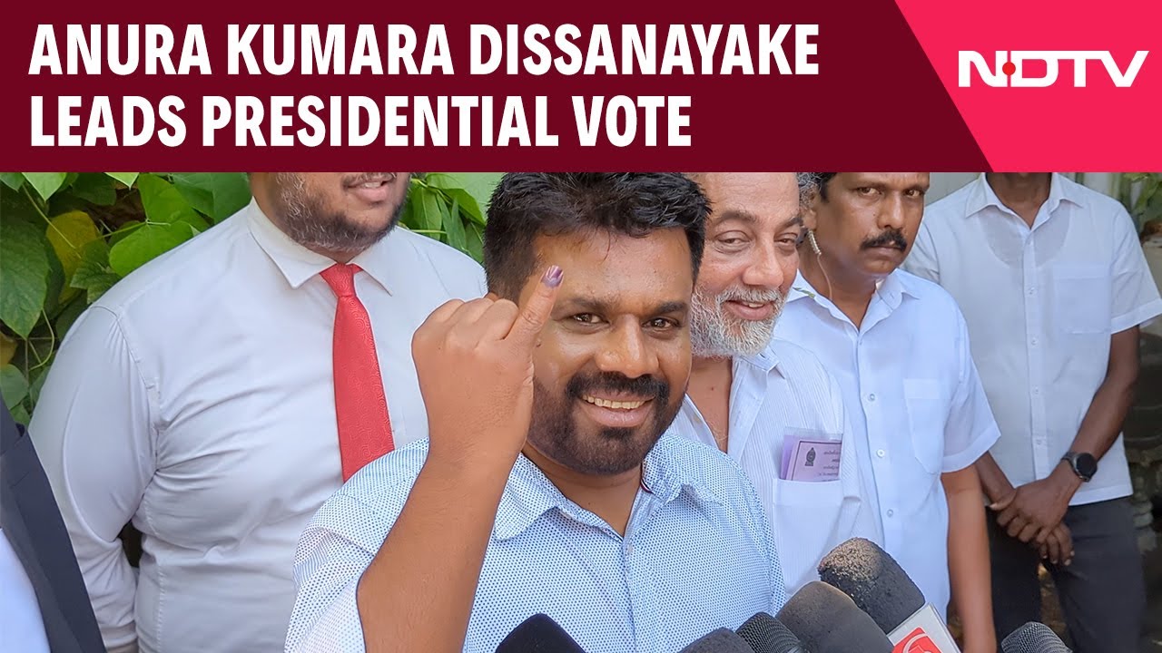 Anura Dissanayake | Sri Lanka's Marxist Politician Anura Kumara Dissanayake Leads Presidential Vote
