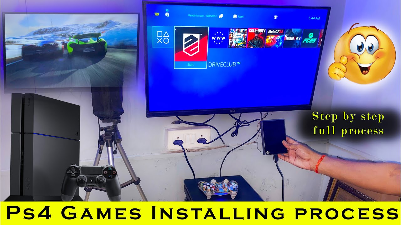 Ps4 Games Installing Full Process || Jailbreak ps4 mein games kaise install kree ?