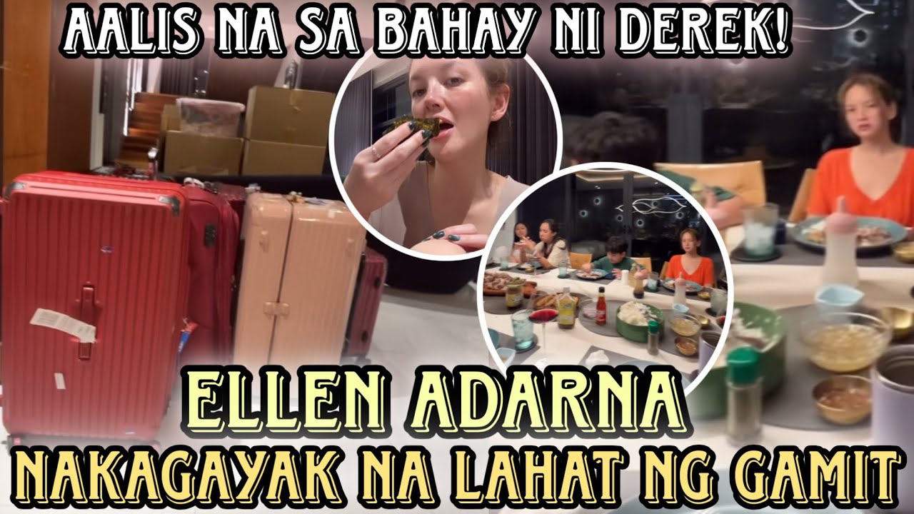 Ellen Adarna aalis na sa bahay ni Derek Ramsay naka pack na lahat ng gamit sa maleta at mga box |Bye