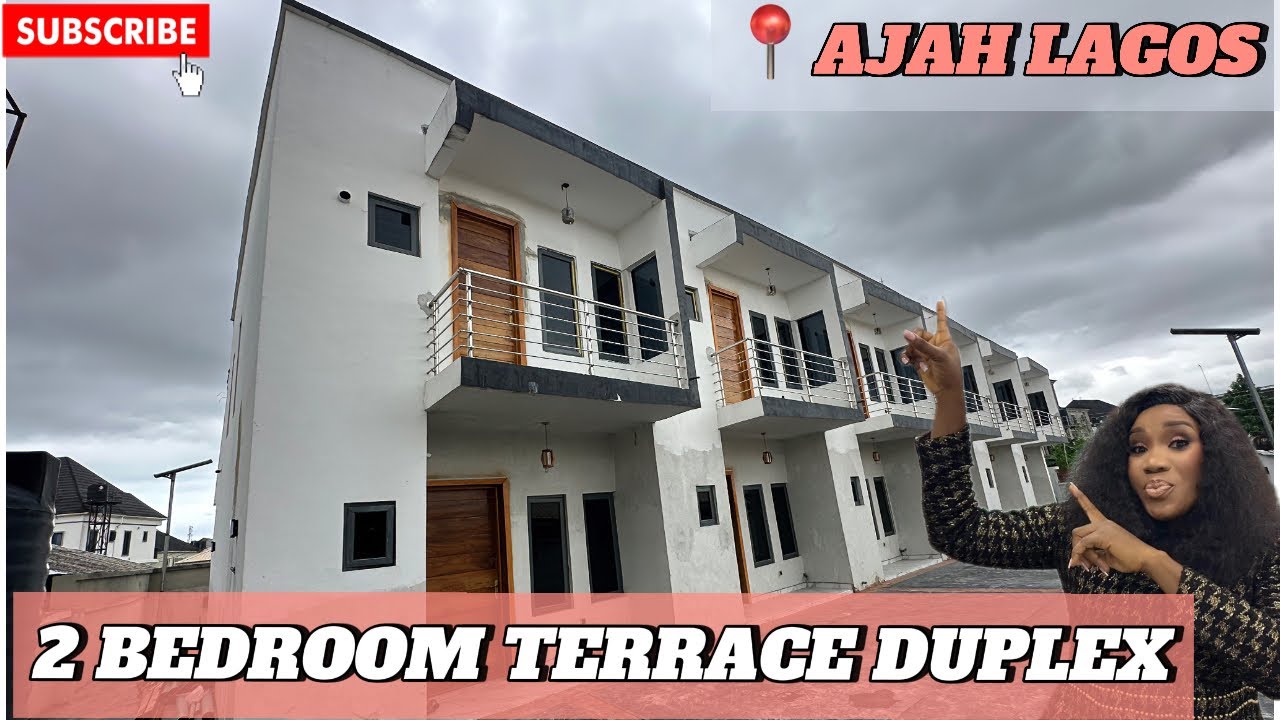 HOUSE FOR SALE IN LEKKI LAGOS NIGERIA:2 BEDROOM TERRACE DUPLEX IN AJAH FOR N55M