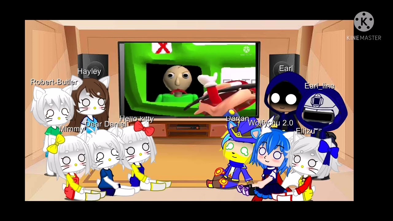 Every cameo and Cats React to Mario plays baldi's basics