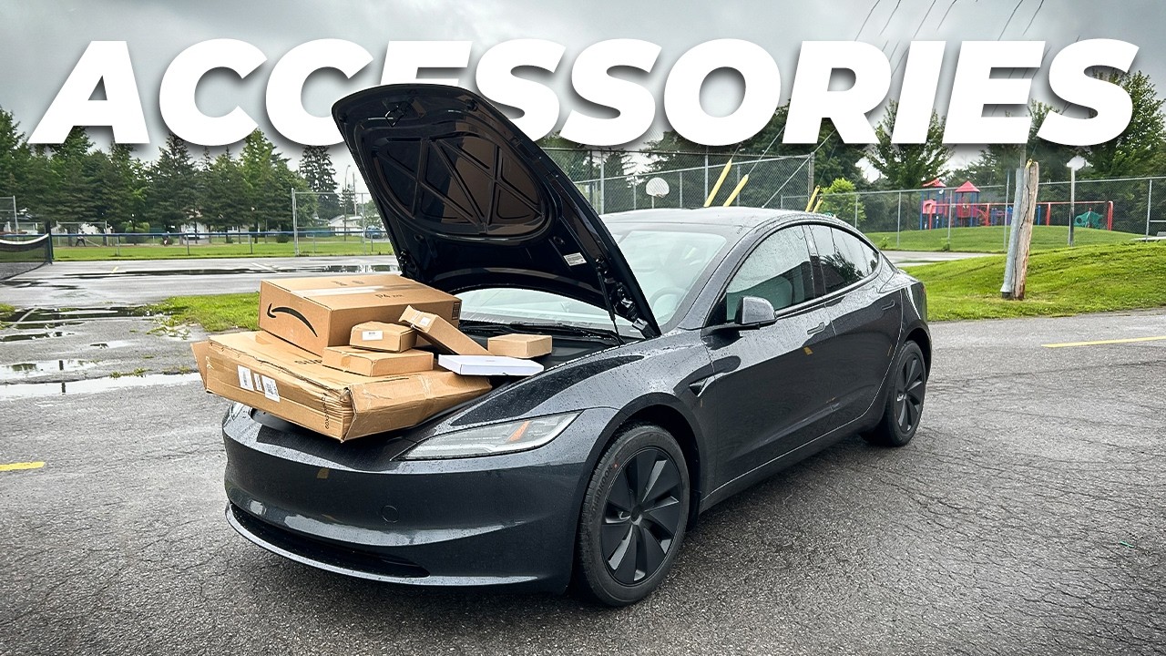 10 лучших аксессуаров для Tesla Model 3, которые стоит купить в 2024 году!