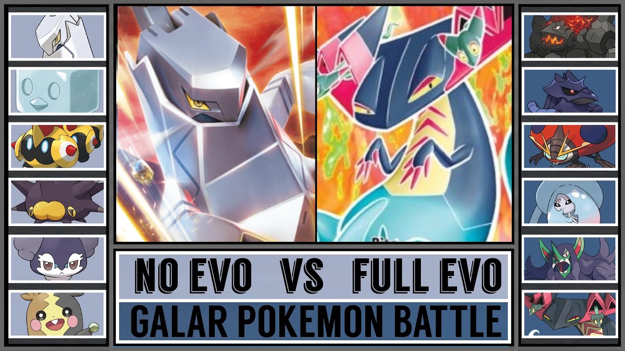 Galar Pokémon Battle: NO EVO vs FULL EVO!
