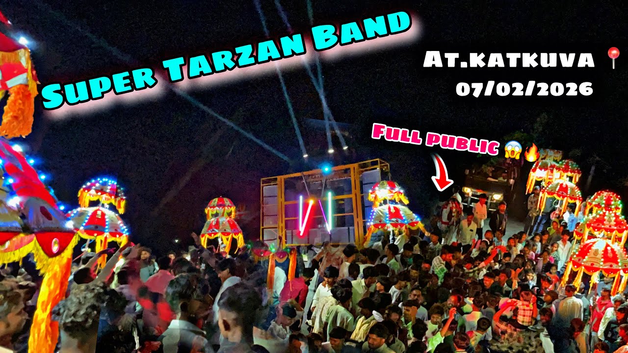 Super Tarzan Band ||Trending tone 2026 😱🔥stop || At.Katkuva ||07/02/2026 #supertarzanband #aadivasi 