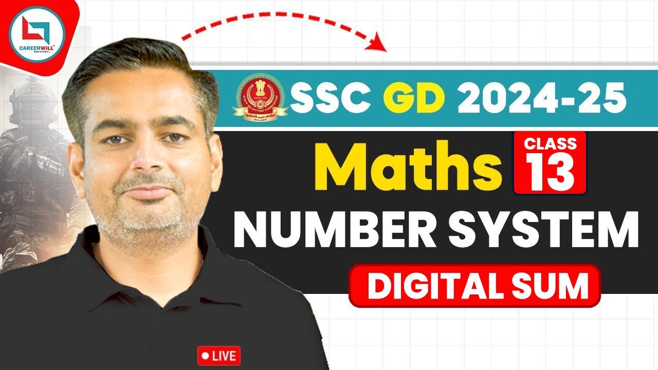 SSC GD 2025 Maths Number System #13 | सवाल यहीं से आयेंगे | SSC GD MATHS by Rakesh Yadav Sir