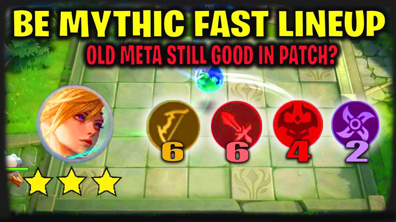 BE A MYTHIC FASTER WITH THIS LINEUP!MAGIC CHESS NEW META 664 SYNERGY
