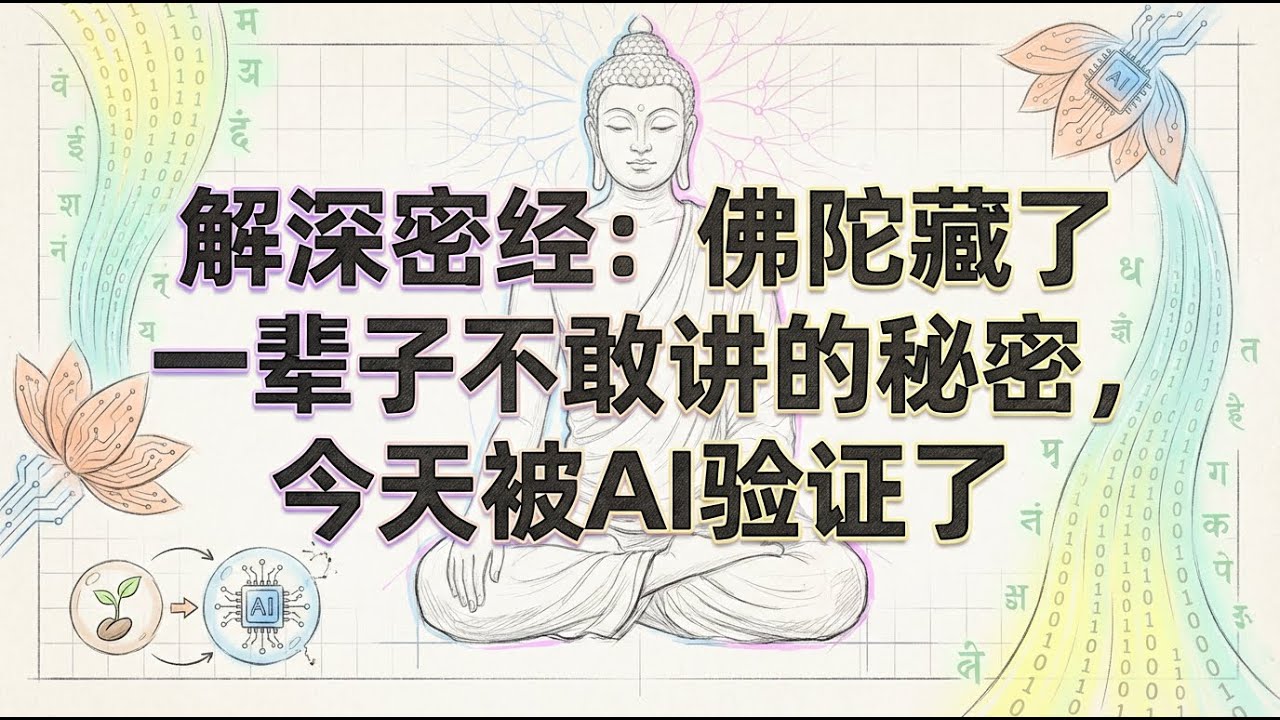大年初二 | 解深密经 | 佛陀藏了一辈子的意识密码被AI验证了 | 王利杰硬核解析