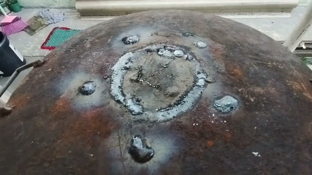 como soldar e tampar tacho, de disco de arado e fazer acabamentos