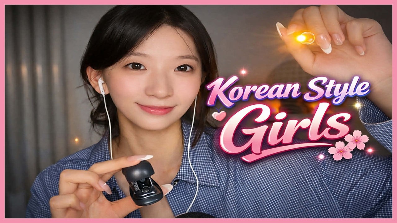 Sleep aid |  Korean high school girl ID photo ASMR 💤