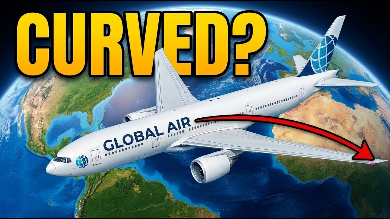 Why Planes Don't Fly Straight Lines Over The Ocean?