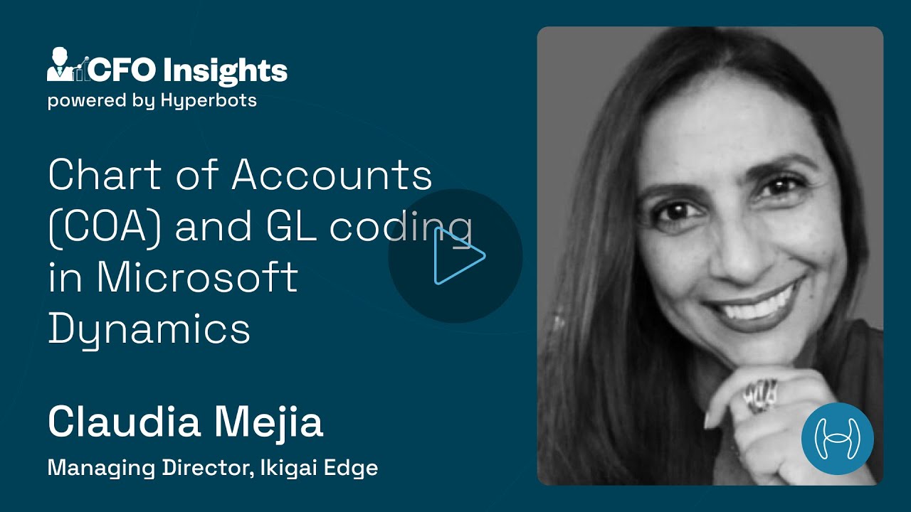 Chart of Accounts (COA) and GL coding in Microsoft Dynamics