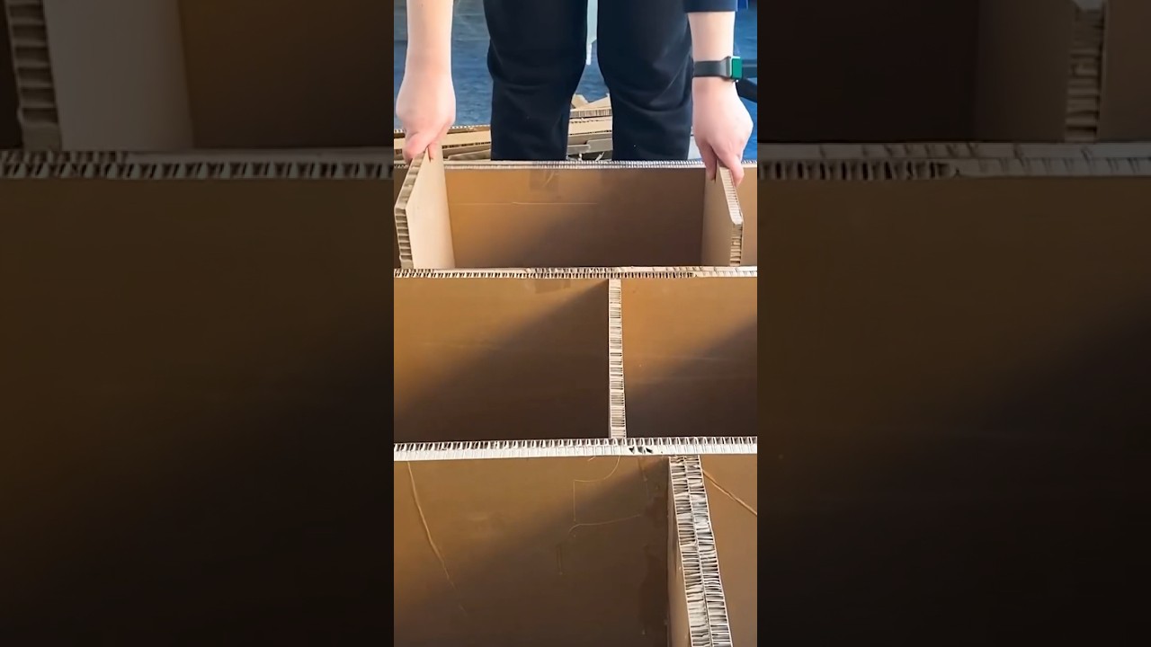 Rak buku dari kardus buatan sendiri | Furnitur dari kardus | Daur ulang kardus