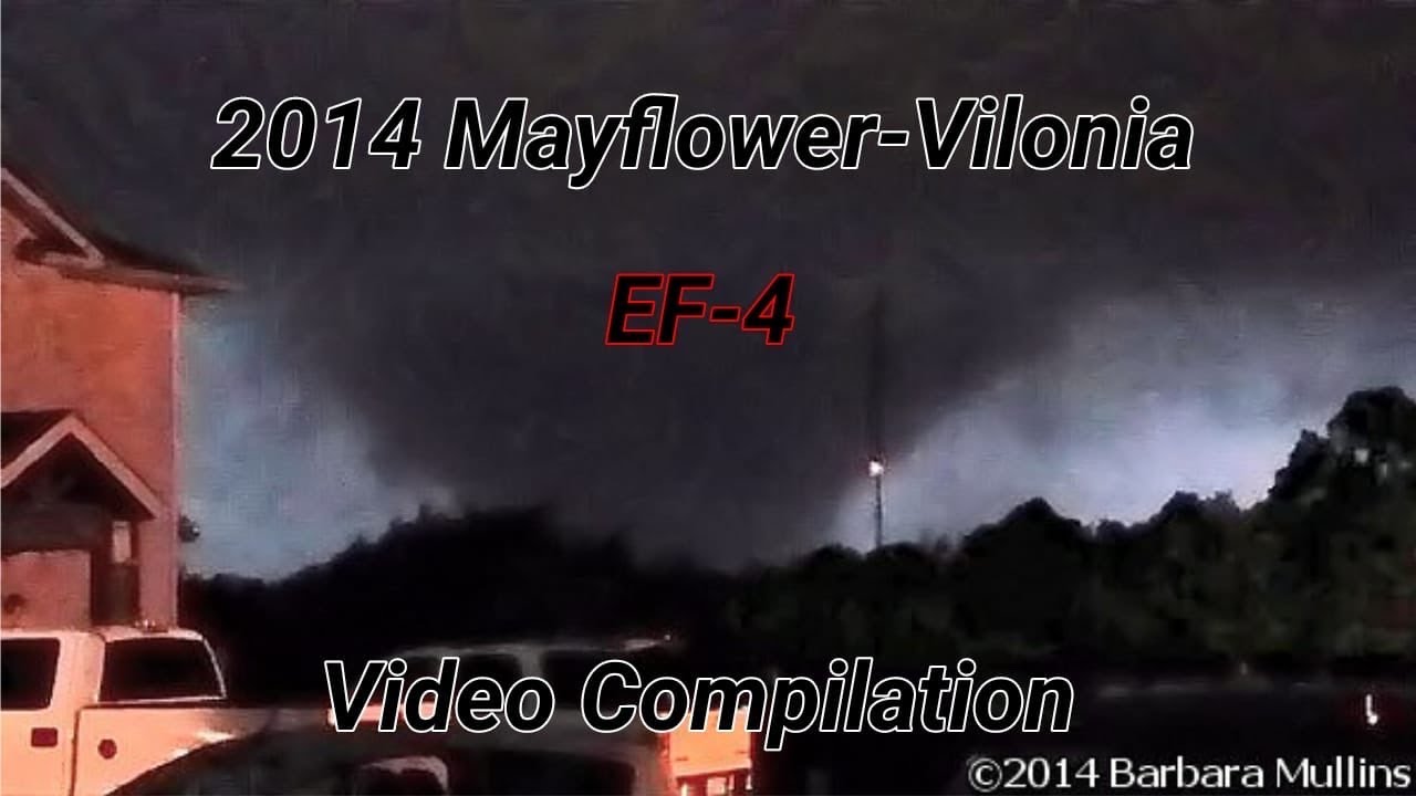 April 27th 2014 Mayflower - Vilonia, Arkansas EF-4. Video Compilation