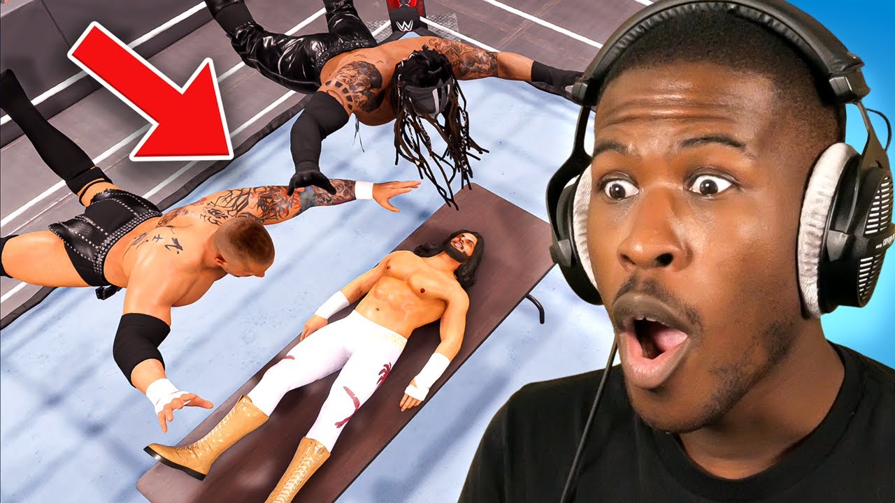 WWE 2K22 Draft Wars, но это матч за столами Iron Man!