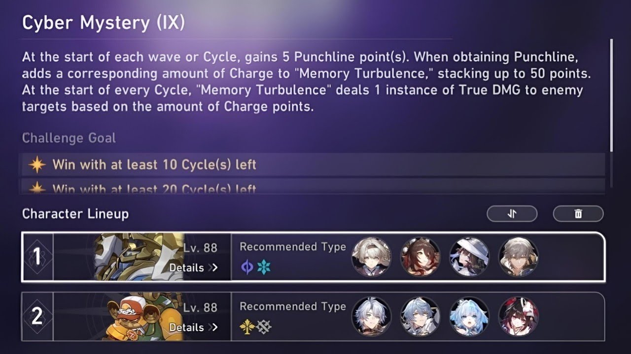 Memory of Chaos, Stage 9, 3*