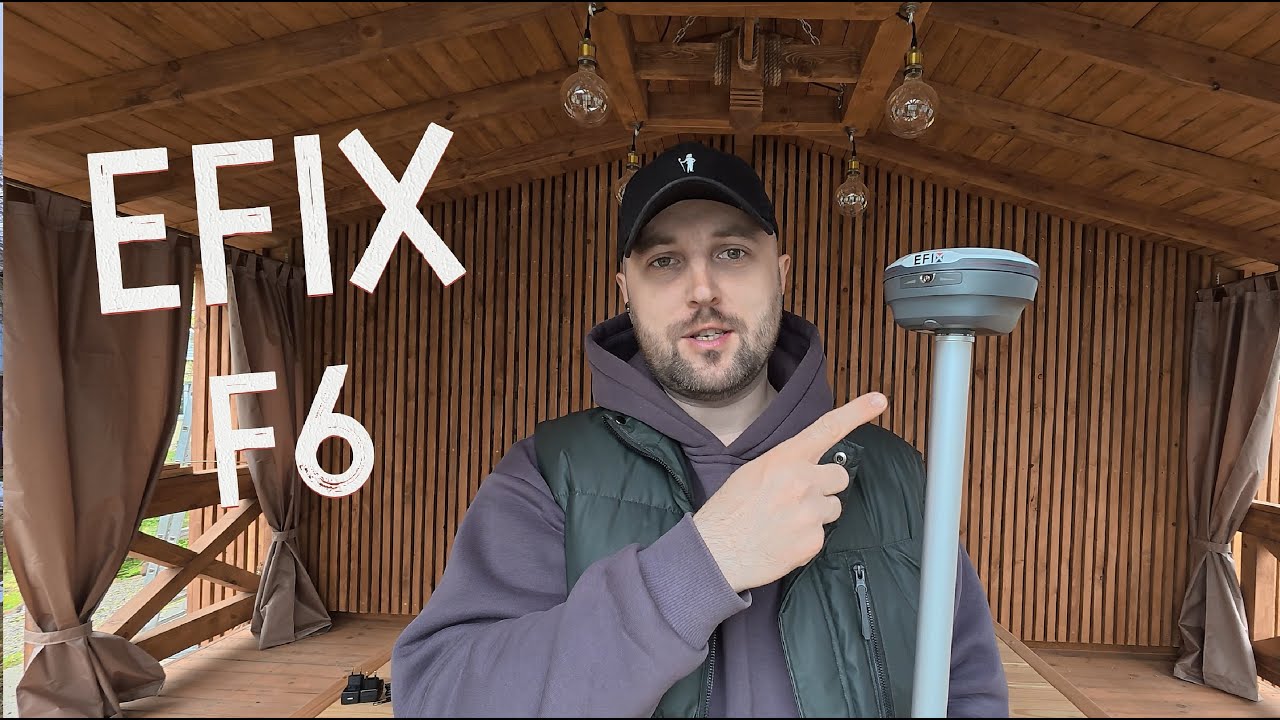 EFIX F6 краткий обзор GNSS приемника