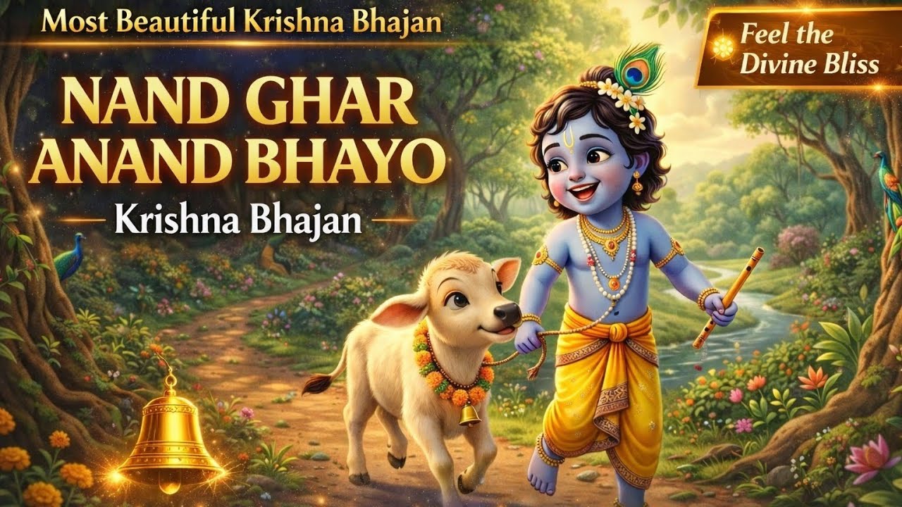 Nand Ghar Anand Bhayo ✨ – Most Beautiful Krishna Bhajan | Peaceful Devotional Song | Ananta Rhythm 