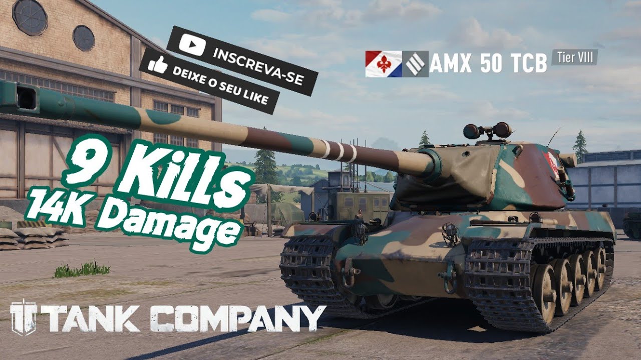 Tank Company / AMX 50 TCB , 9 Kills , Gameplay , 14K Damage #tankcompany #gameplay