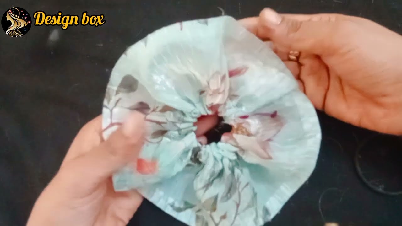 Easy to make hair Scrunchie | DIY Scrunchie Tutorial #diy | Design Box,#DesignBox-sn1sp