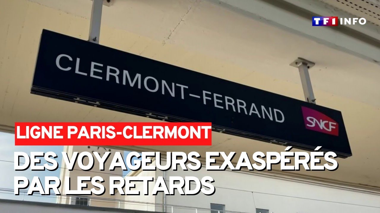 Ligne Paris-Clermont : des voyageurs exaspérés par les retards