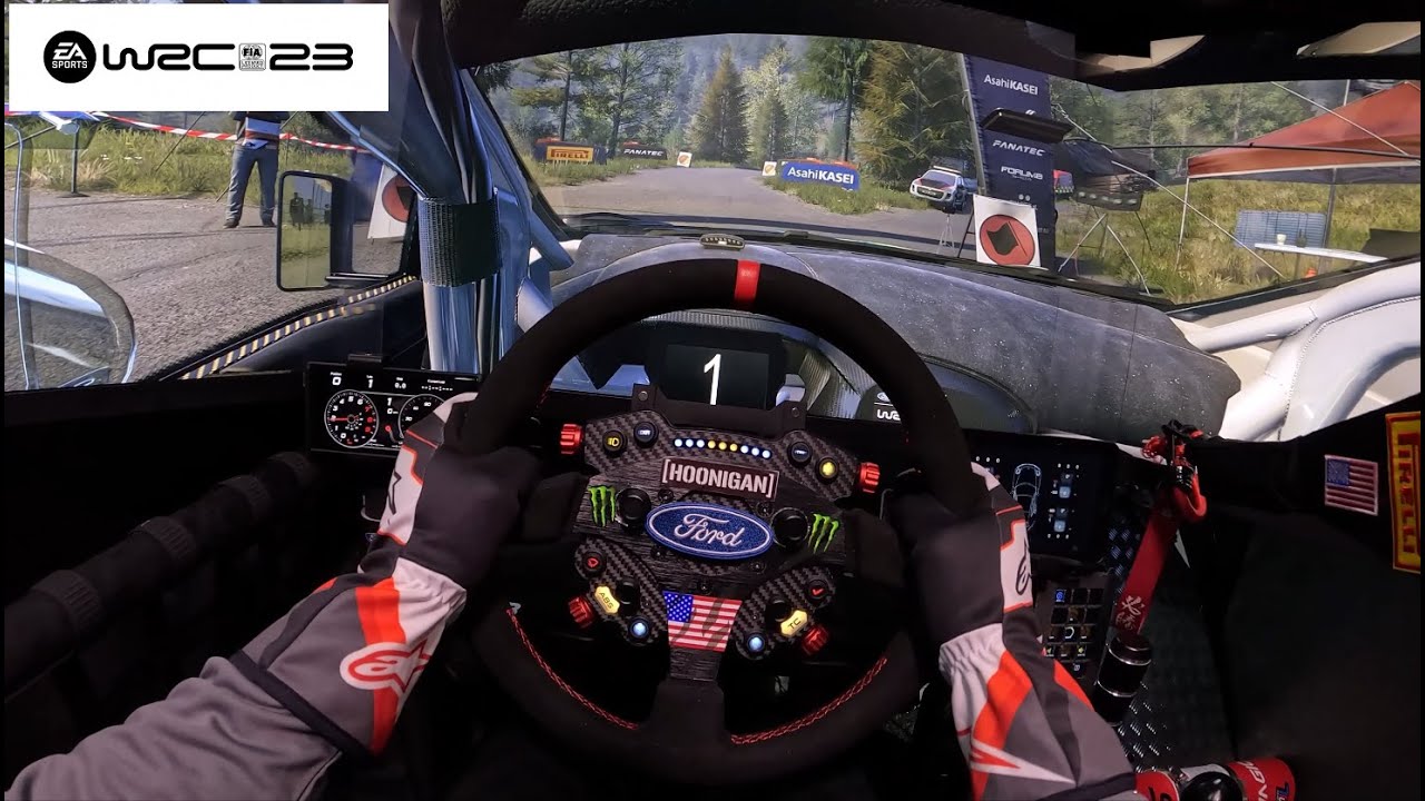 EA WRC 23 | Ford Puma at Central European Rally | Simagic Alpha Mini