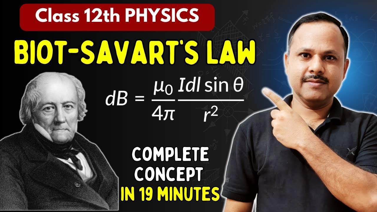 Biot savart's law | Moving charges and Magnetism | 12th #physics #neet