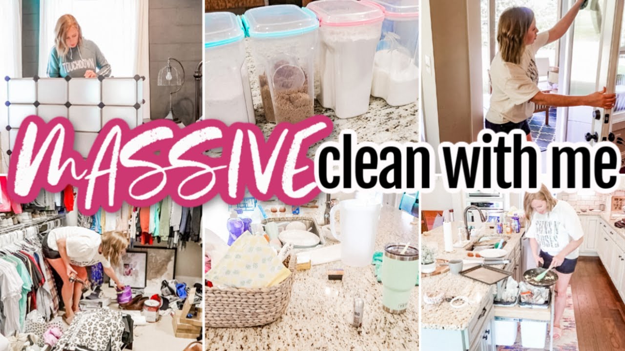 MASSIVE CLEAN + DECLUTTER! | COMPLETE CLOSET OVERHAUL