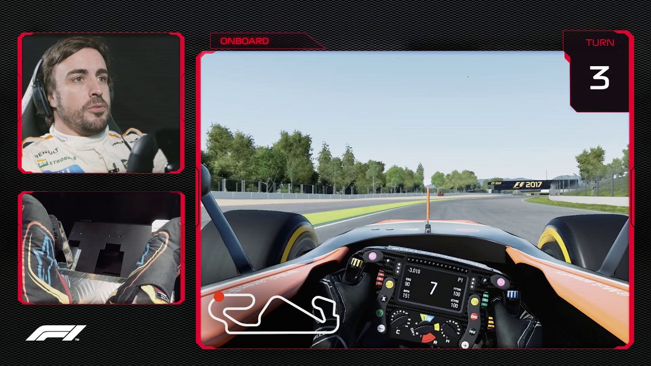 Fernando Alonso's Virtual Hot Lap of Spain | 2018 Spanish Grand Prix