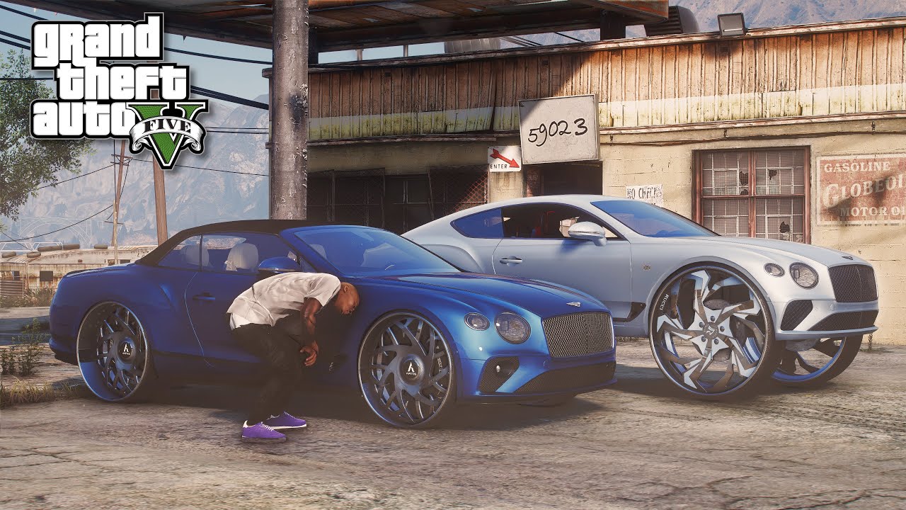 GTA 5(THE STORY OF TRAP)PULLING OUT A DROP TOP BENTLEY - SEASON 2 EP.17