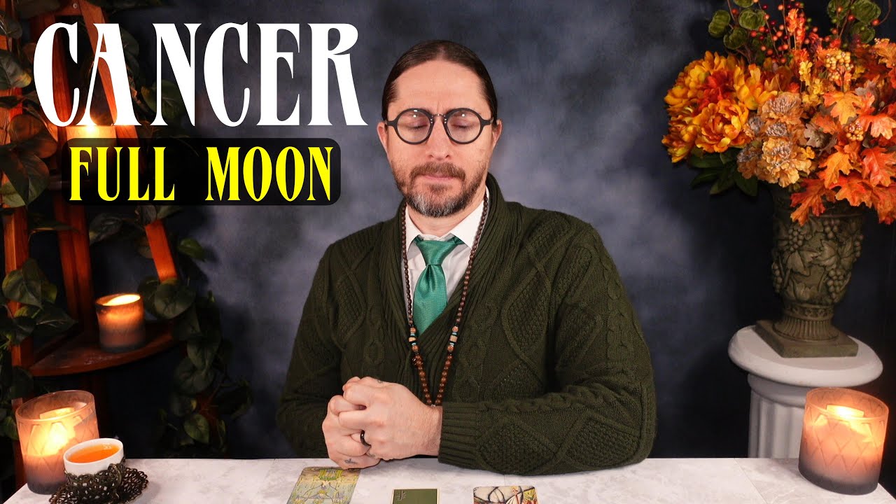 CANCER - “I MIGHT QUIT READING TAROT AFTER THIS! Very Emotional!” Full Moon Tarot Reading ASMR