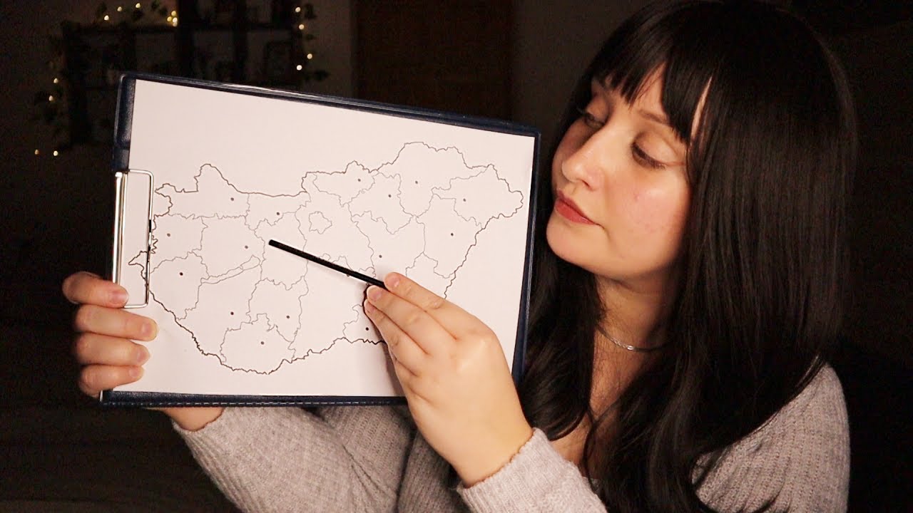 Földrajz Óra - Megyék és Székhelyek🌍👩‍🏫 Magyar ASMR