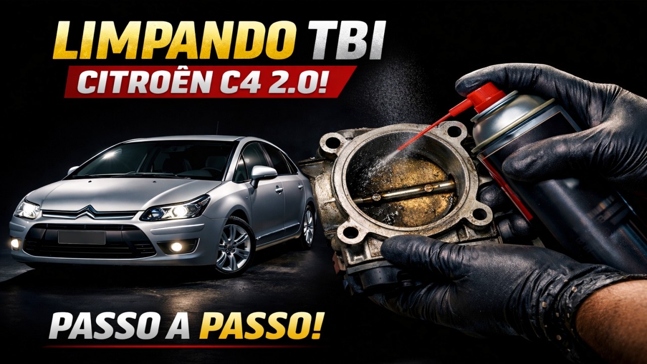 C4 2.0 OSCILANDO OU FALHANDO? Limpeza de TBI Que Resolve em Casa! 🔧🔥