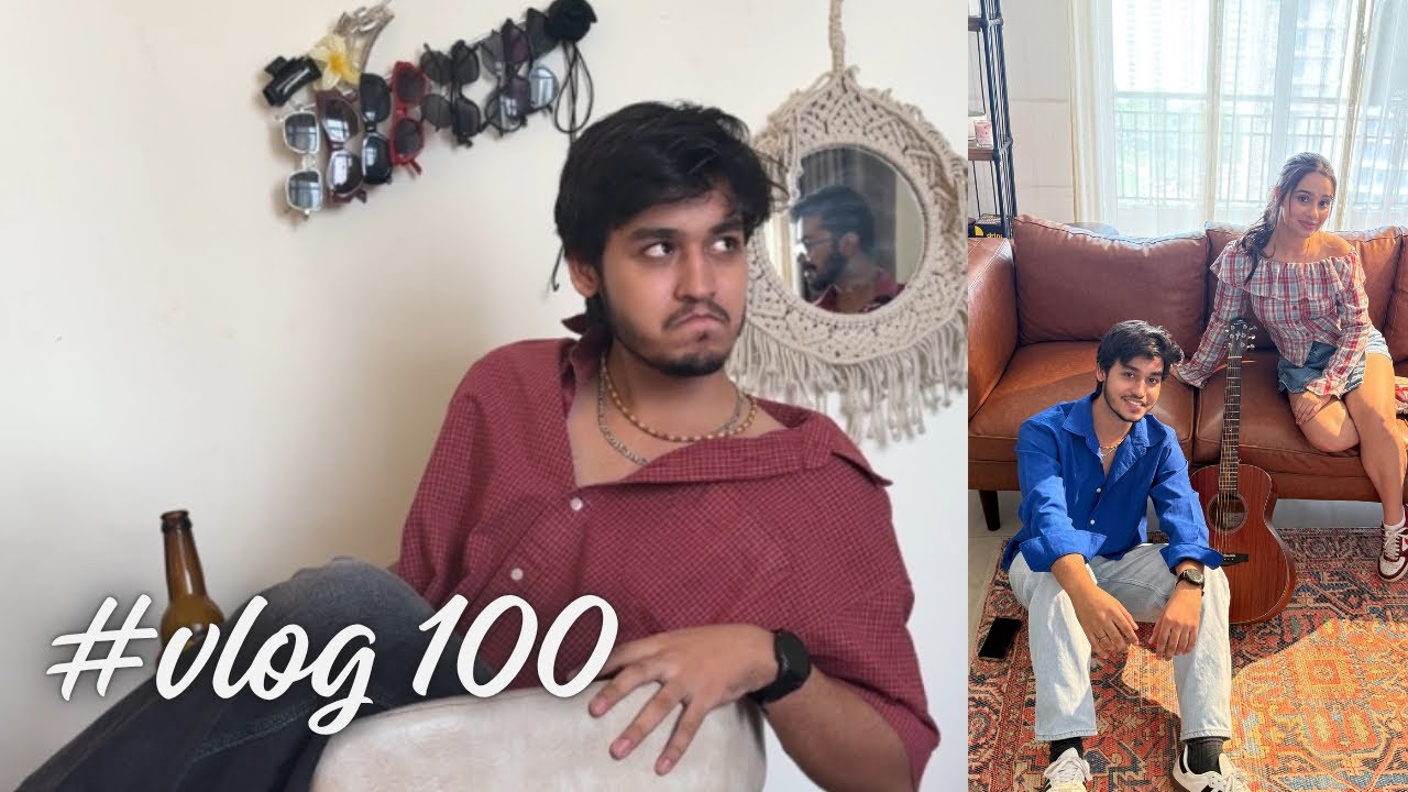 Kya Acting krta hoon main 😝| Rangreza ka Music video shoot - VLOG 100 ft. @Ananya Sharma