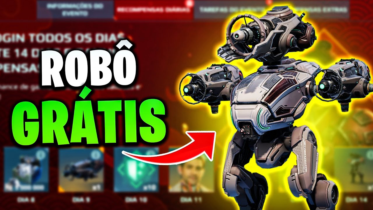 NOVO EVENTO COM PRÊMIOS CHEGOU no WAR ROBOTS! Ano novo lunar chinês!