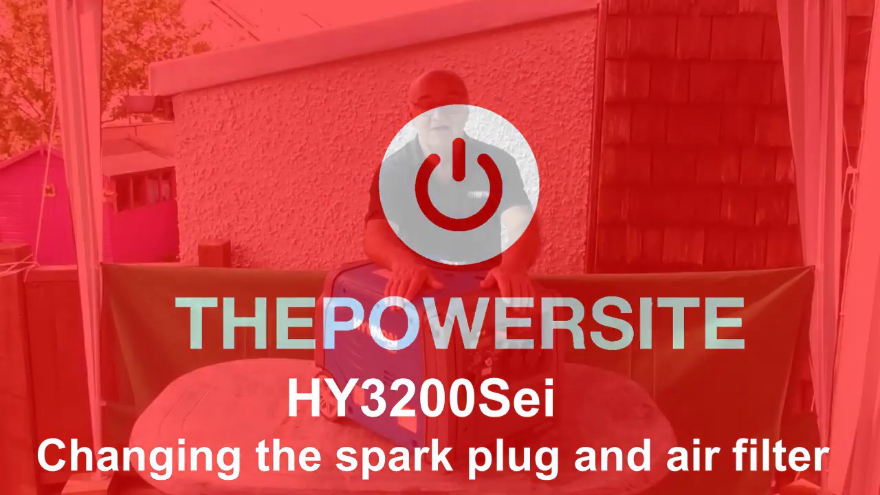 How to Change/Clean Spark Plug & Air Filter on Hyundai HY3200SEi Generator | Hyundai Power Products