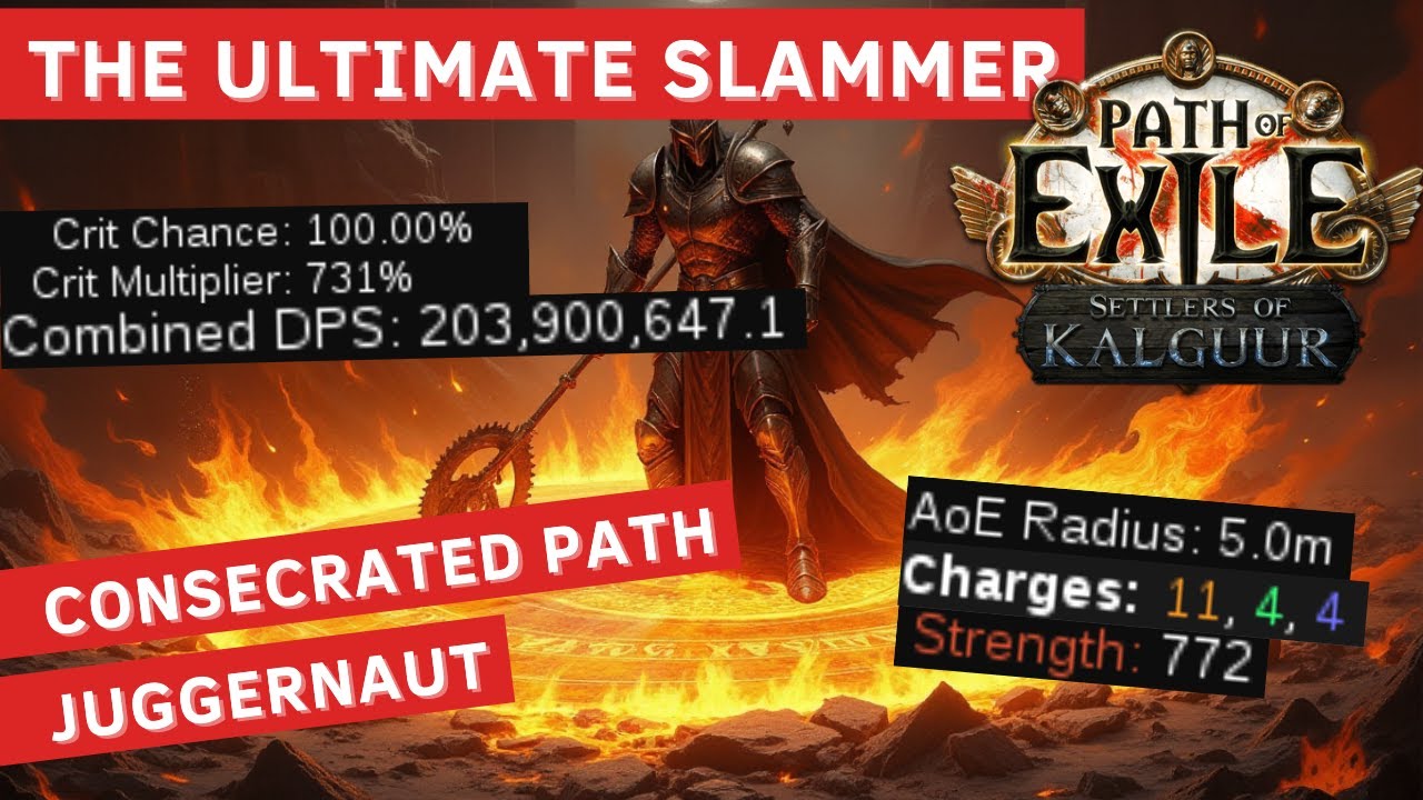 [PoE 3.25] Consecrated Path of Endurance Juggernaut Build Guide - The Ultimate Slammer