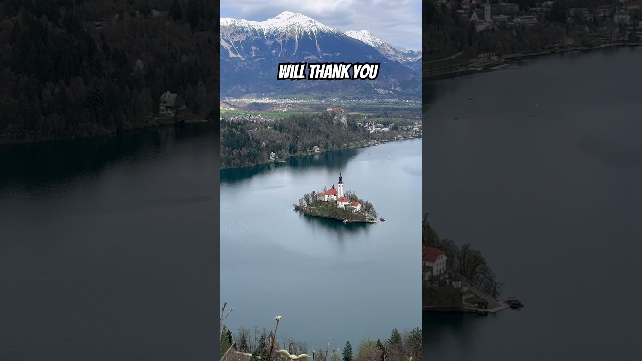 Visiting Bled? Everything you need to do in less THAN one minute. #lakebled #sloveniatravel