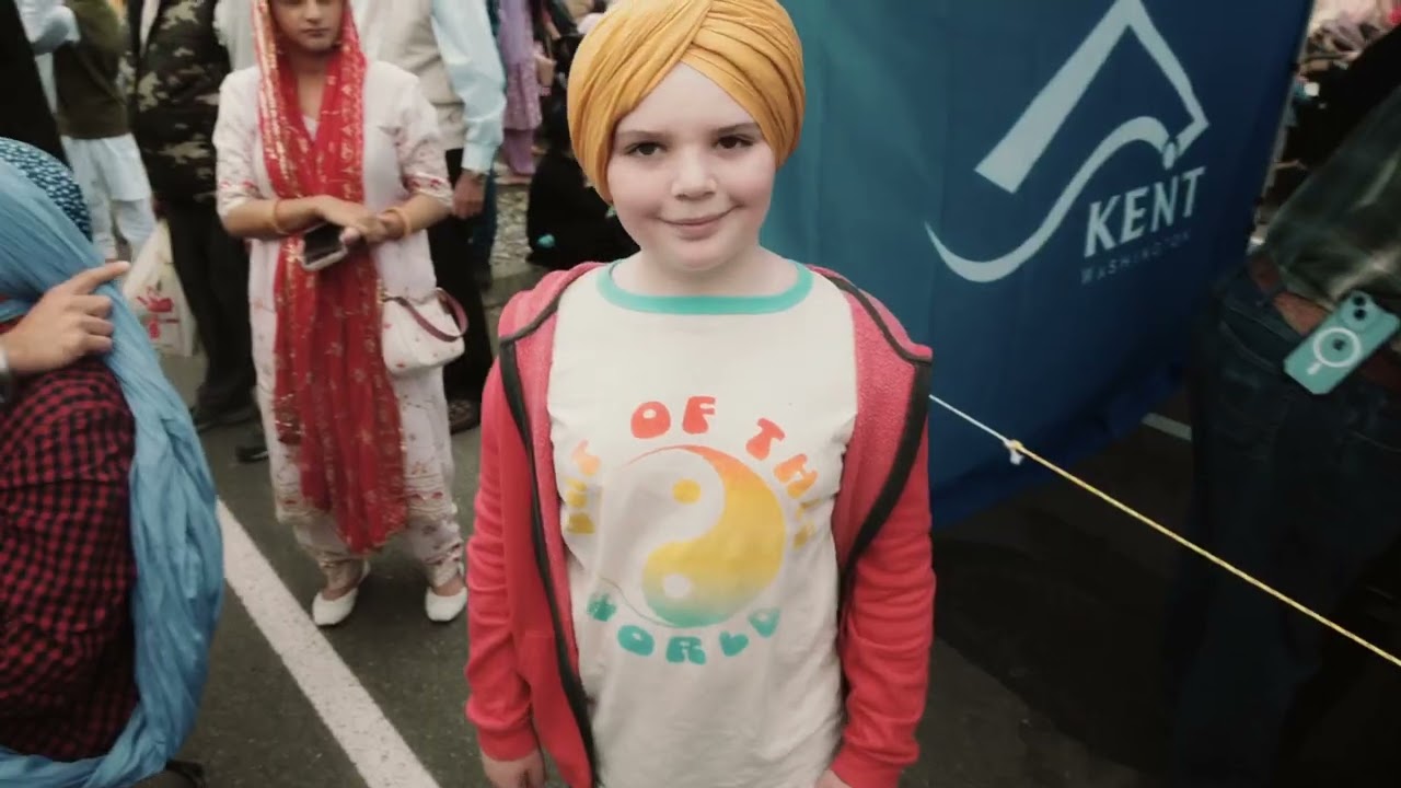 Vaisakhi parade in Washington, Kent, USA - MAY 2023.