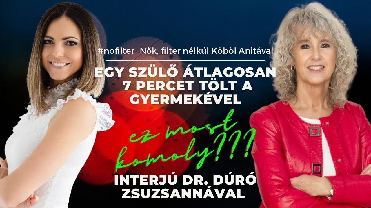 Ez most komoly? Egy szülő átlag 7 percet tölt a gyerekével?! - interjú dr. Dúró Zsuzsannával