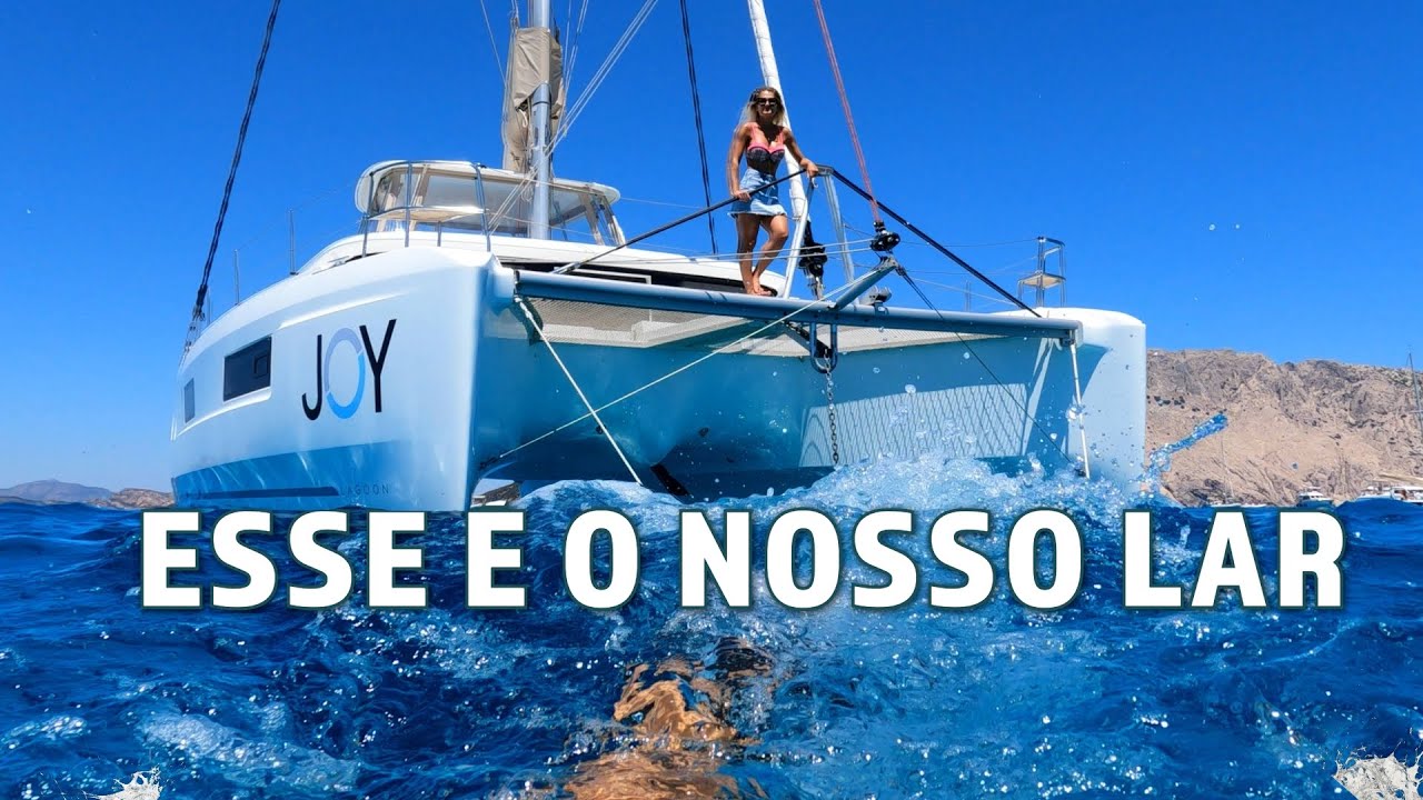 CASAL VELEJANDO pelas ILHAS GREGAS | VIDA REAL no MAR Ep 218